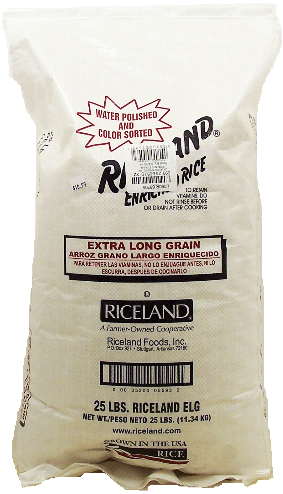 Riceland  extra long grain rice, enriched Full-Size Picture